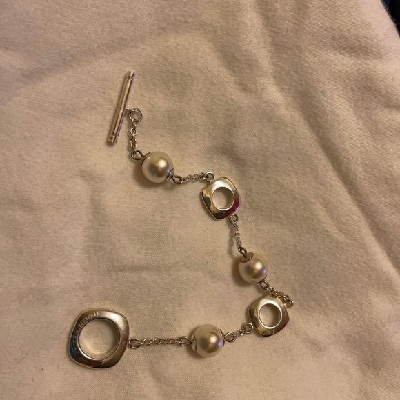 Tiffany HardWear:Freshwater Pearl Necklace in Sterling  Tiffany sterling silver pearl